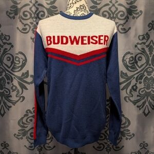 Shinesty Budweiser Men's Crewneck Christmas Sweater- Never Worn- Size Small